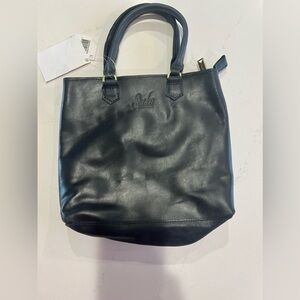 Sseko Satchel Leather Purse, black